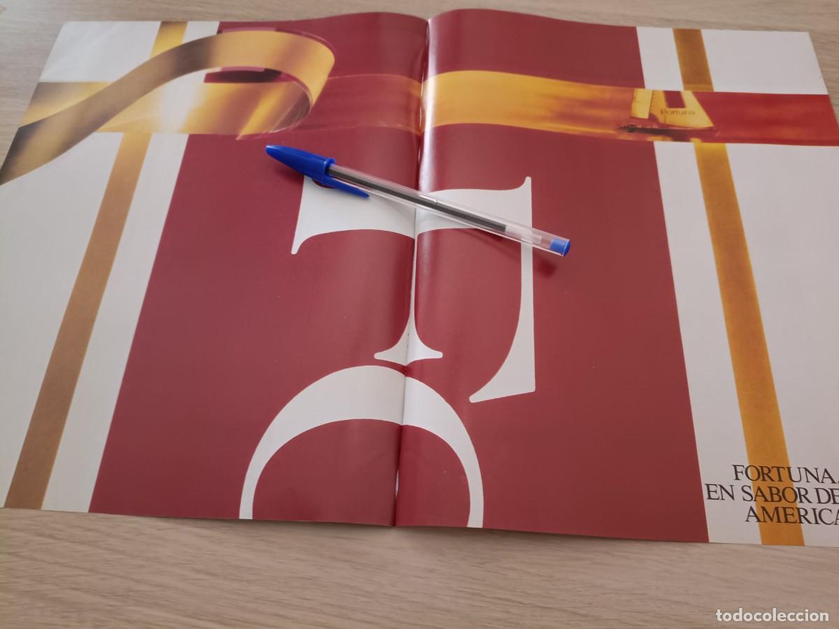 Coleccionismo de revistas y peri&oacute;dicos: PUBLICIDAD ANUNCIO DE TABACO CIGARRILLOS FORTUNA. DOBLE P&Aacute;GINA 27X41 CM