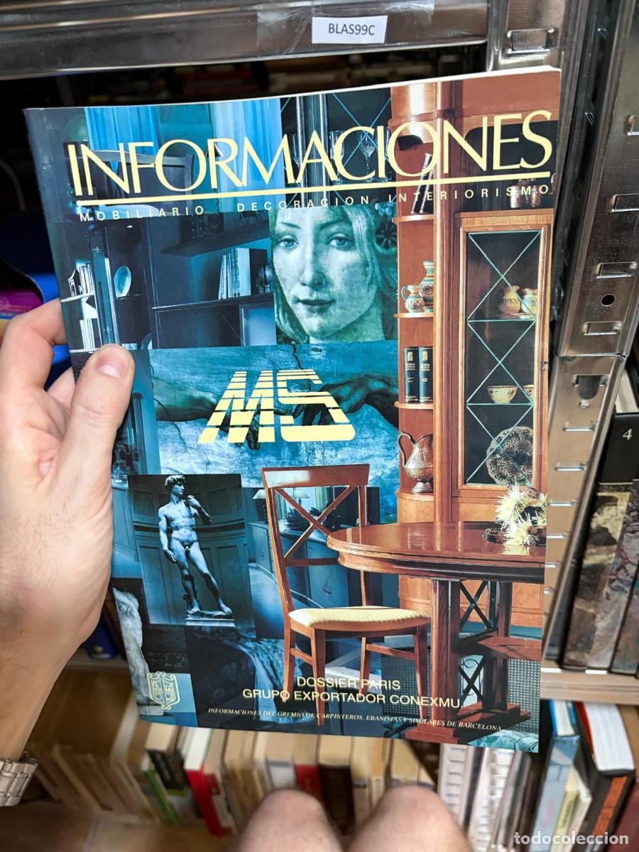 Coleccionismo de revistas y peri&oacute;dicos: BLAS99C Informaciones, mobiliario decoraci&oacute;n interiores, Dossier Par&iacute;s, Grupo Exportador CONEXMU