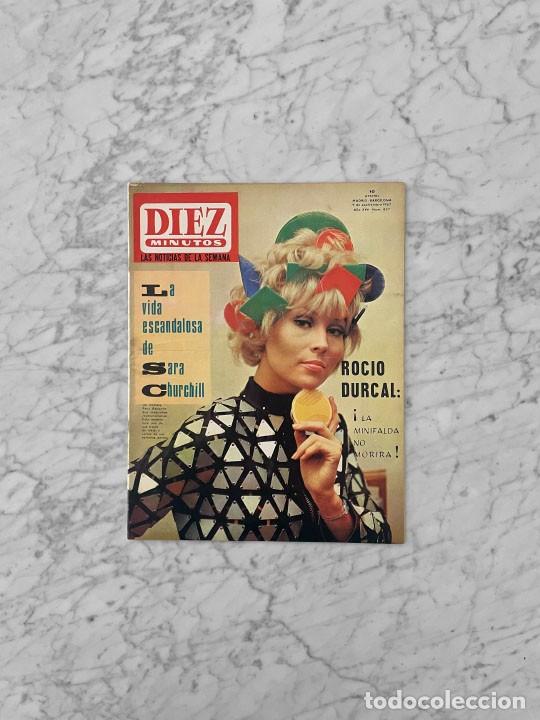 Coleccionismo de revistas y peri&oacute;dicos: DIEZ MINUTOS - 1967 BEATLES, ROCIO DURCAL, MARISA MELL, JOSEPHINE BAKER, LOS BRAVOS, FRAN&Ccedil;OISE HARDY