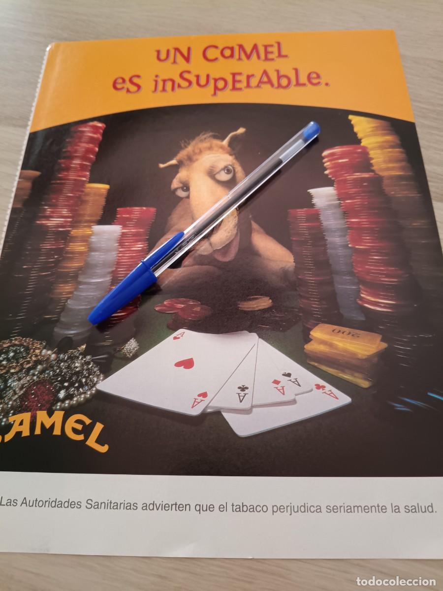 Coleccionismo de revistas y peri&oacute;dicos: PUBLICIDAD ANUNCIO DE TABACO CIGARRILLOS CAMEL ES INSUPERABLE. 27,5X21 CM