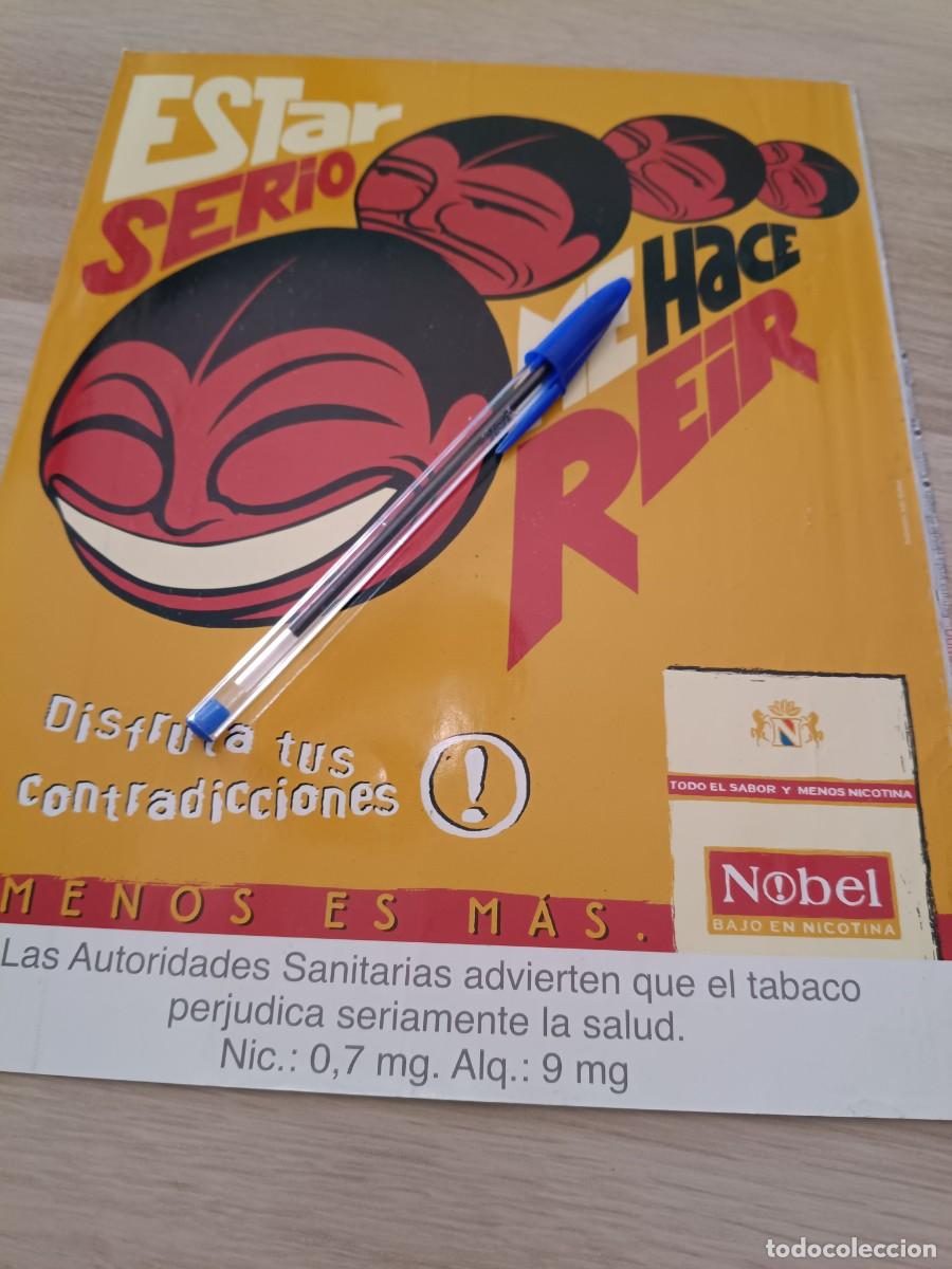 Coleccionismo de revistas y peri&oacute;dicos: PUBLICIDAD ANUNCIO DE TABACO CIGARRILLOS NOBEL. 27X21 CM