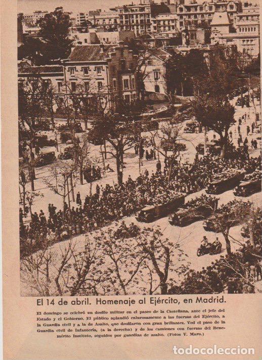 Coleccionismo de revistas y peri&oacute;dicos: * CEDA * Homenaje al ej&eacute;rcito en Madrid, desfile Guardia Civil y Guardias de Asalto -1935