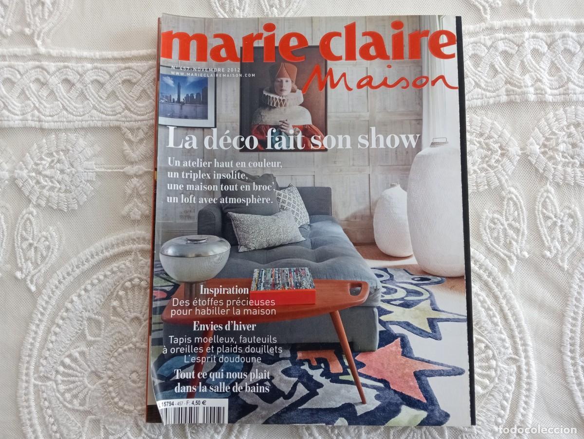 Coleccionismo de revistas y peri&oacute;dicos: Marie Claire Maison N&ordm; 457 &ndash; Noviembre 2012 &ndash; Revista francesa de decoraci&oacute;n