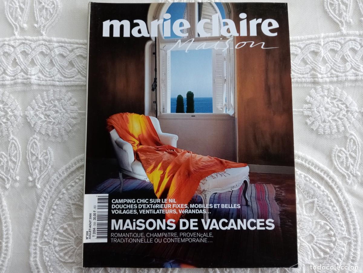 Coleccionismo de revistas y peri&oacute;dicos: Marie Claire Maison N&ordm; 358 &ndash; Julio/Agosto 2000 &ndash; Revista francesa de decoraci&oacute;n