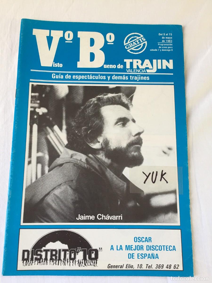 Coleccionismo de revistas y peri&oacute;dicos: Revista Trajin Valencia 1983 - GUIA DE CINE - MUSICA MARI TRINI - DISCOTECAS - RUTA DEL BAKALAO