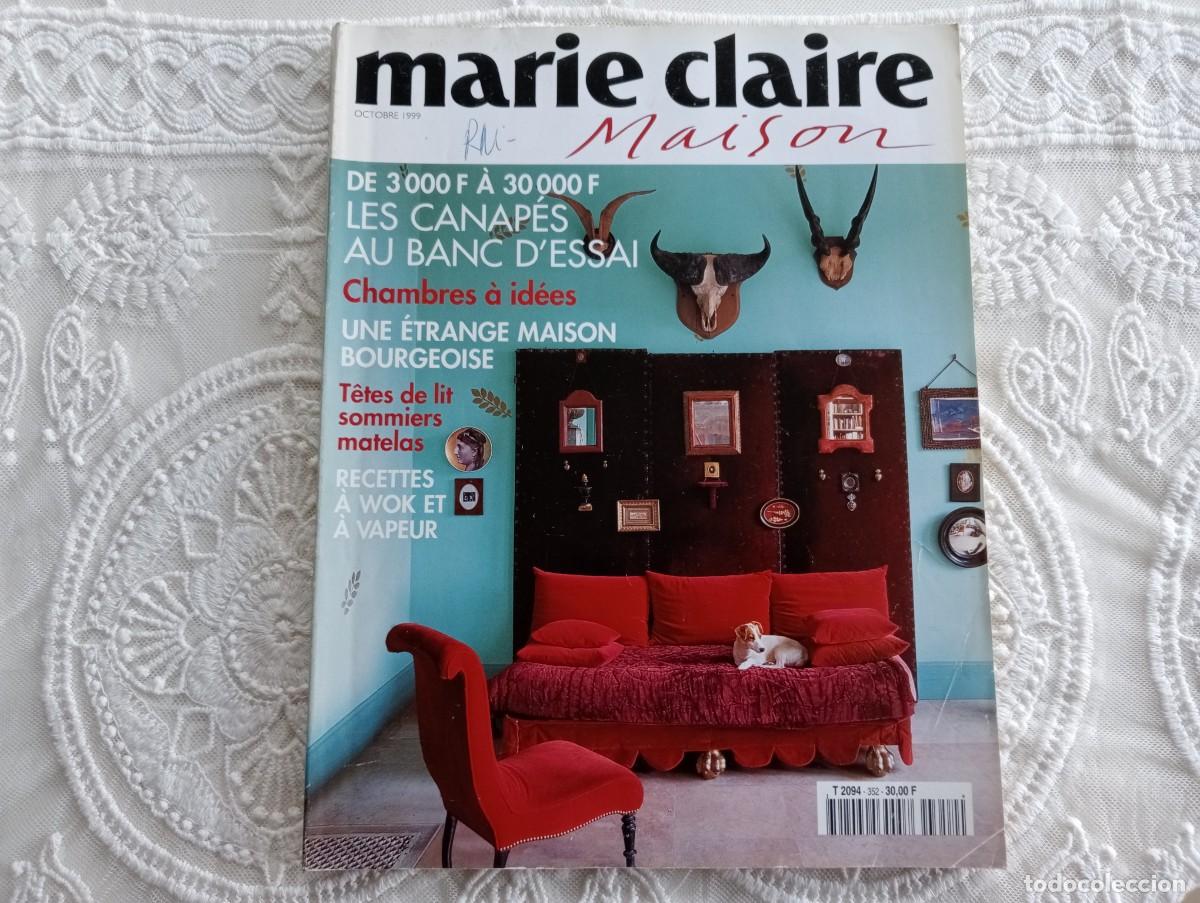Coleccionismo de revistas y peri&oacute;dicos: Marie Claire Maison N&ordm; 352 &ndash; Octubre 1999 &ndash; Revista francesa de decoraci&oacute;n