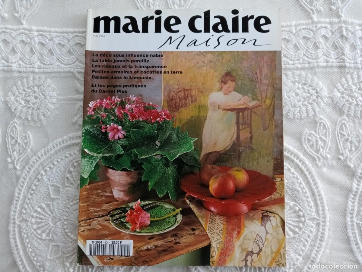 Coleccionismo de revistas y peri&oacute;dicos: Marie Claire Maison N&ordm; 304 &ndash; Mayo 1994 &ndash; Revista francesa de decoraci&oacute;n