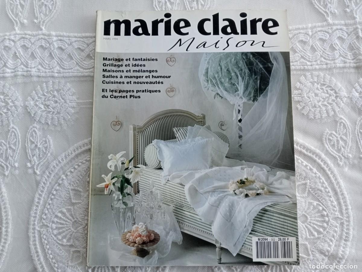 Coleccionismo de revistas y peri&oacute;dicos: Marie Claire Maison N&ordm; 302 &ndash; Marzo 1994 &ndash; Revista francesa de decoraci&oacute;n