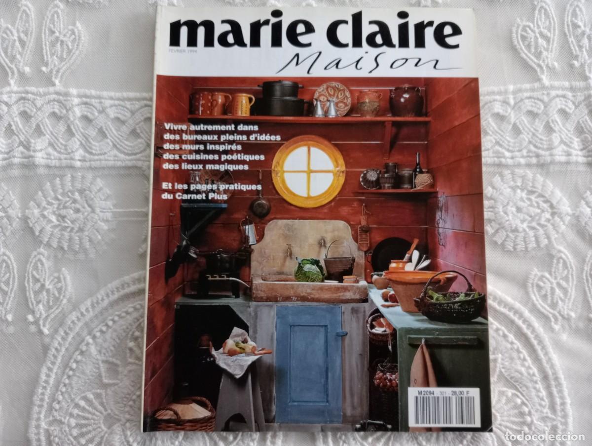 Coleccionismo de revistas y peri&oacute;dicos: Marie Claire Maison N&ordm; 301 &ndash; Febrero 1994 &ndash; Revista francesa de decoraci&oacute;n