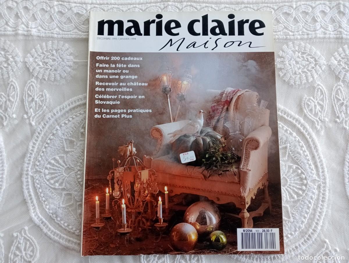 Coleccionismo de revistas y peri&oacute;dicos: Marie Claire Maison N&ordm; 300 &ndash;Diciembre 1993/Enero 1994 &ndash; Revista francesa de decoraci&oacute;n