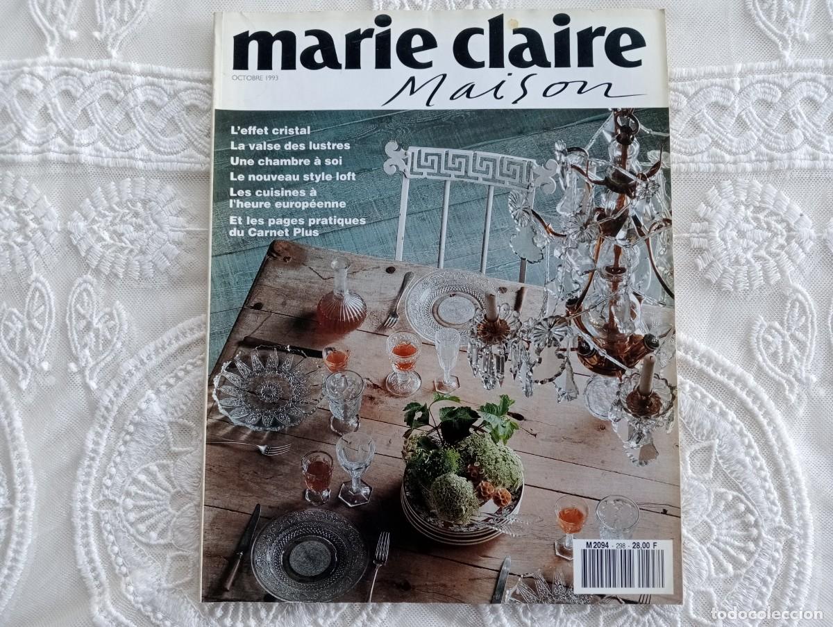 Coleccionismo de revistas y peri&oacute;dicos: Marie Claire Maison N&ordm; 298 &ndash; Octubre 1993 &ndash; Revista francesa de decoraci&oacute;n