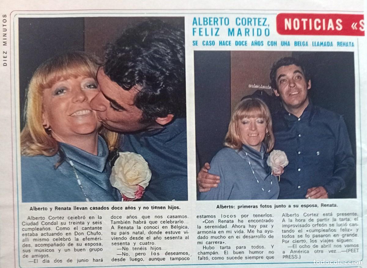 Coleccionismo de revistas y peri&oacute;dicos: COLECCIONISMO PAPEL RECORTE REVISTA ALBERTO CORTEZ