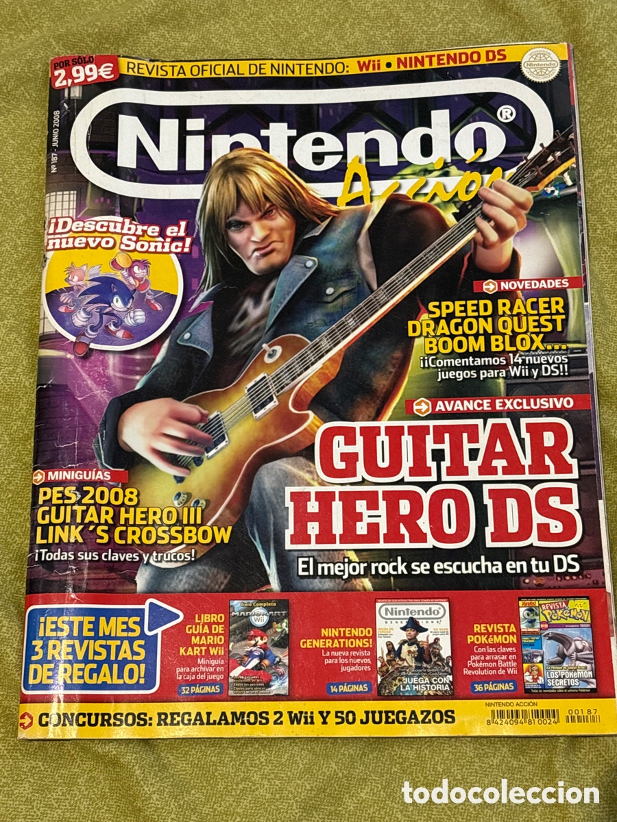 Coleccionismo de revistas y peri&oacute;dicos: REVISTA NINTENDO n&uacute;m 187 (junio 2008)
