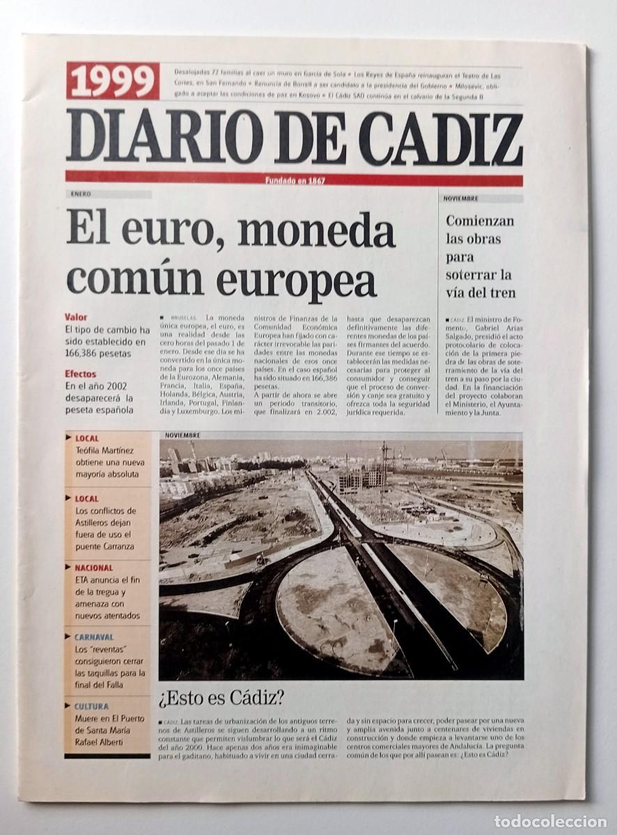 Coleccionismo de revistas y peri&oacute;dicos: FASC&Iacute;CULO DIARIO DE C&Aacute;DIZ (REPRODUCCION) 1999-2000 ALBERTI, ISMAEL BEIRO, EFECTO 2000...