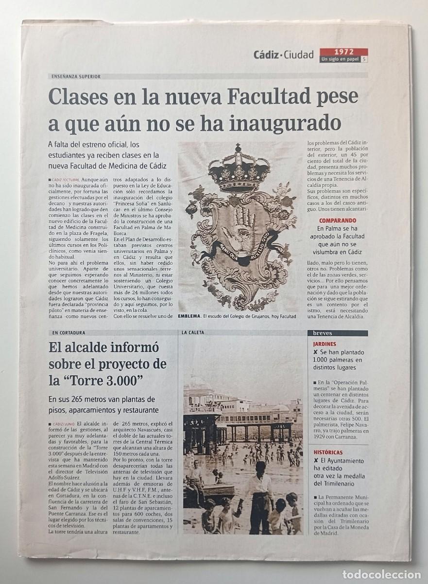 Coleccionismo de revistas y peri&oacute;dicos: FASC&Iacute;CULO DIARIO DE C&Aacute;DIZ (REPRODUCCION) 1972-1974 GUERRA VIETNAM, CARRERO BLANCO, WATERGATE, LUTE..