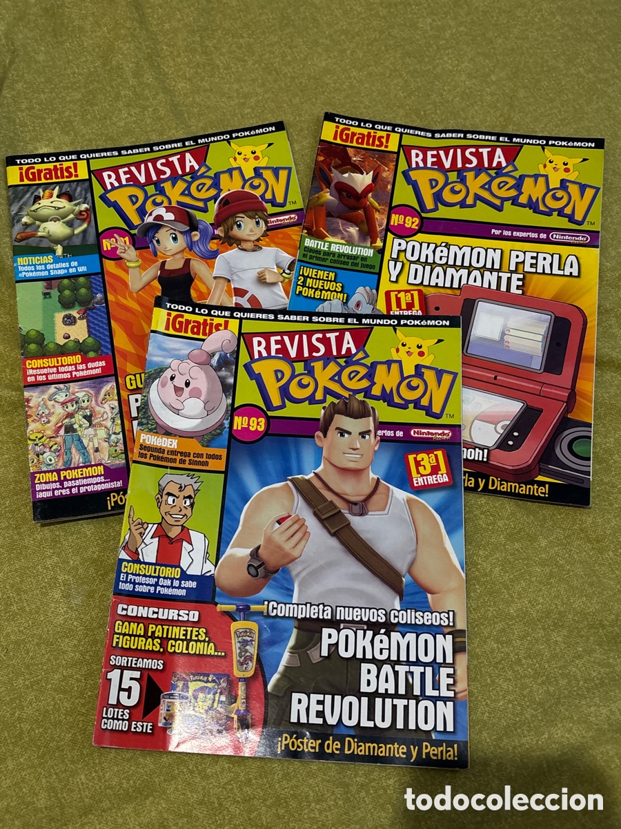 Coleccionismo de revistas y peri&oacute;dicos: LOTE 3 REVISTA POKEMON N&Uacute;M 91 , 92 y 93