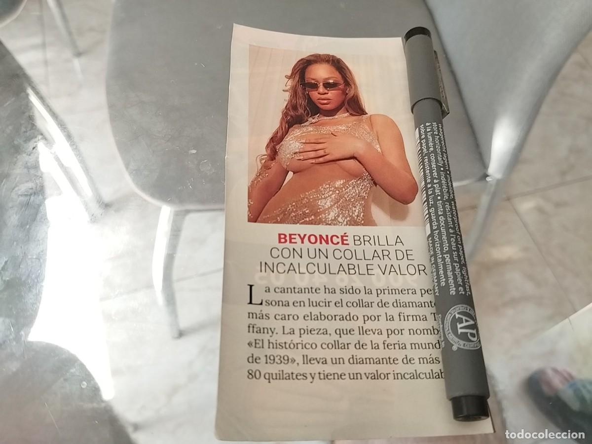 Coleccionismo de revistas y peri&oacute;dicos: BEYONCE SEXY RECORTE REVISTA 2022