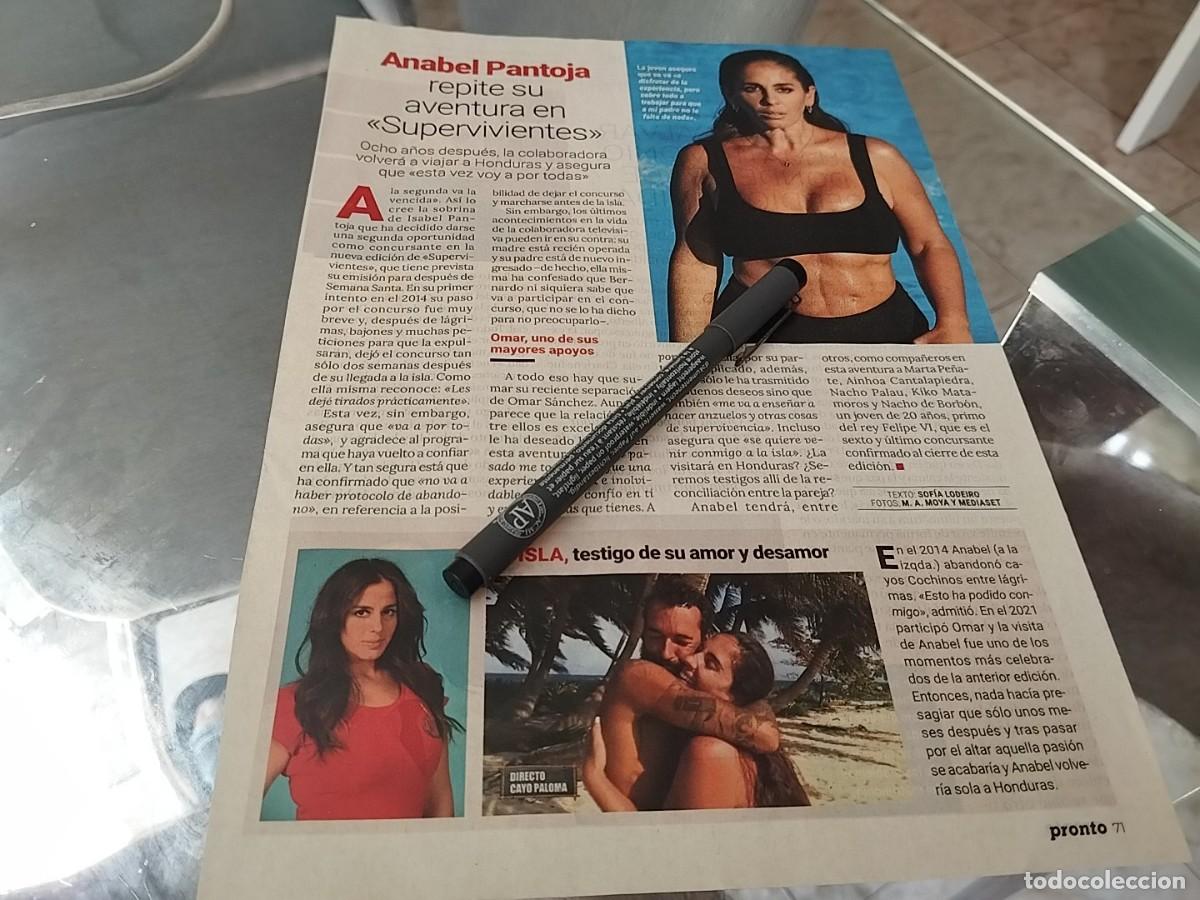 Coleccionismo de revistas y peri&oacute;dicos: ANABEL PANTOJA RECORTE REVISTA 2022