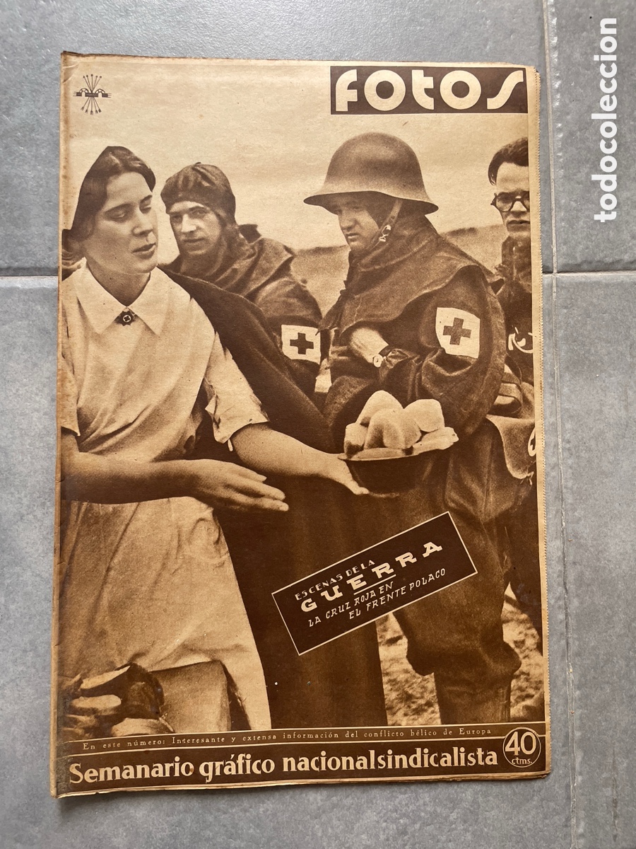 Sammeln von Zeitschriften und Zeitungen: Fotos. Semanario gr&aacute;fico y nacional sindicalista. 23 de septiembre de 1939. N&uacute;mero 134.