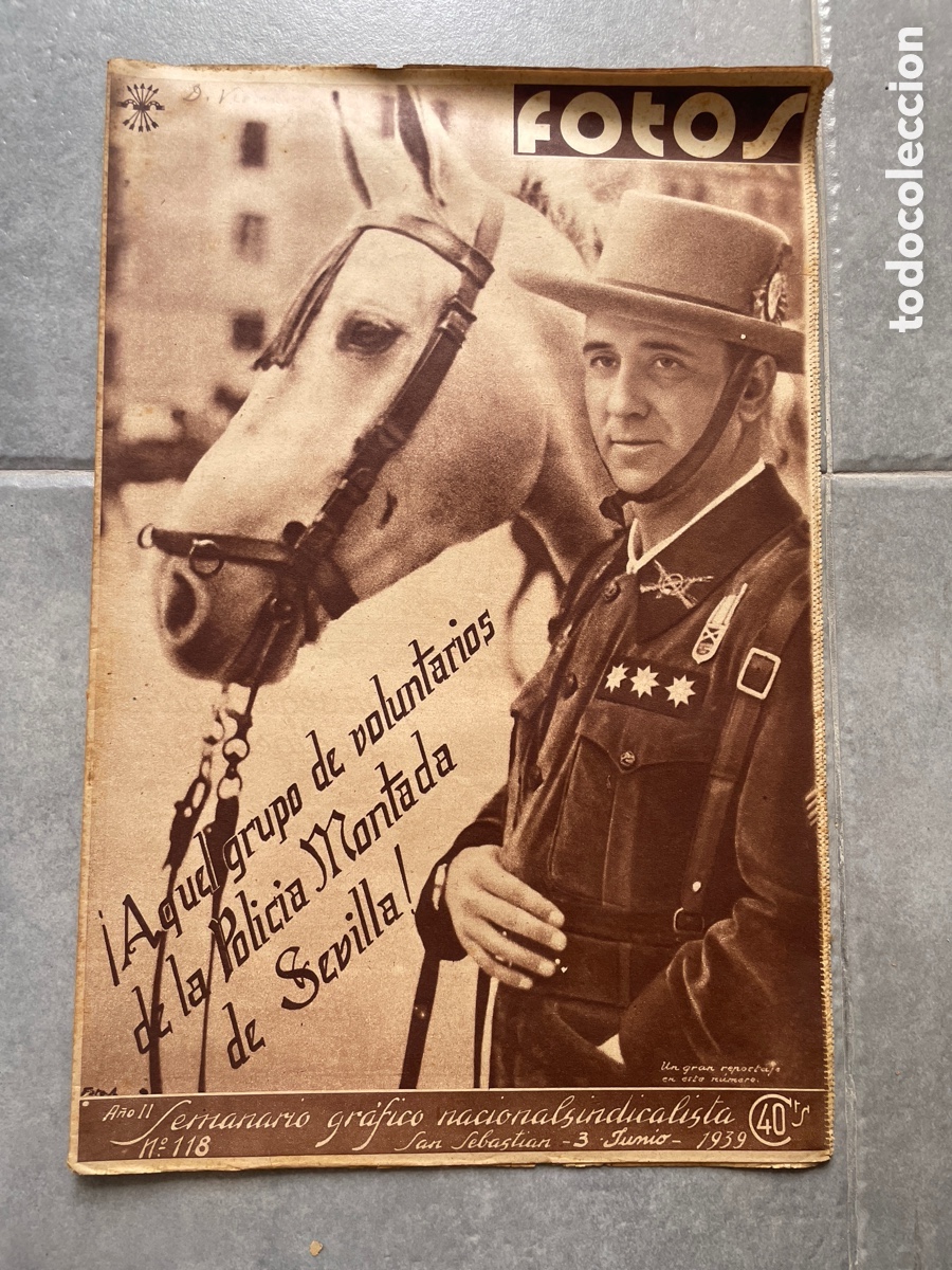 Collection Magazines and Newspapers: Fotos. Seminario gr&aacute;fico nacional sindicalista. 3 de junio de 1939. N&uacute;mero 118.