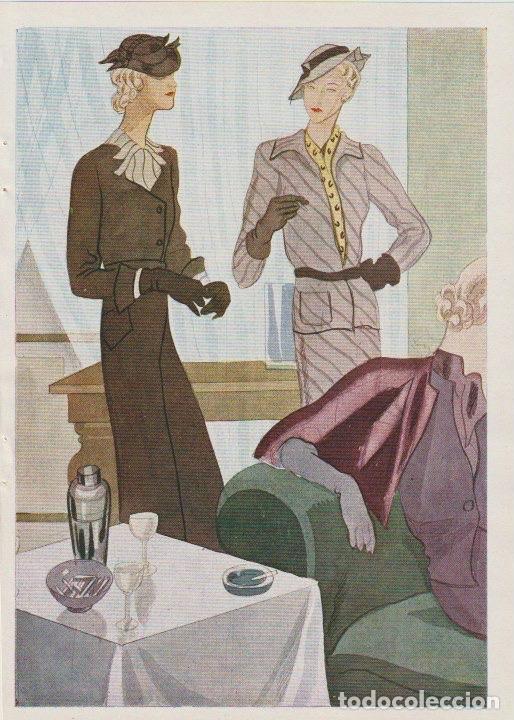 Collection Magazines and Newspapers: * MODA FEMENINA * Dibujos de Rikardo - 1935