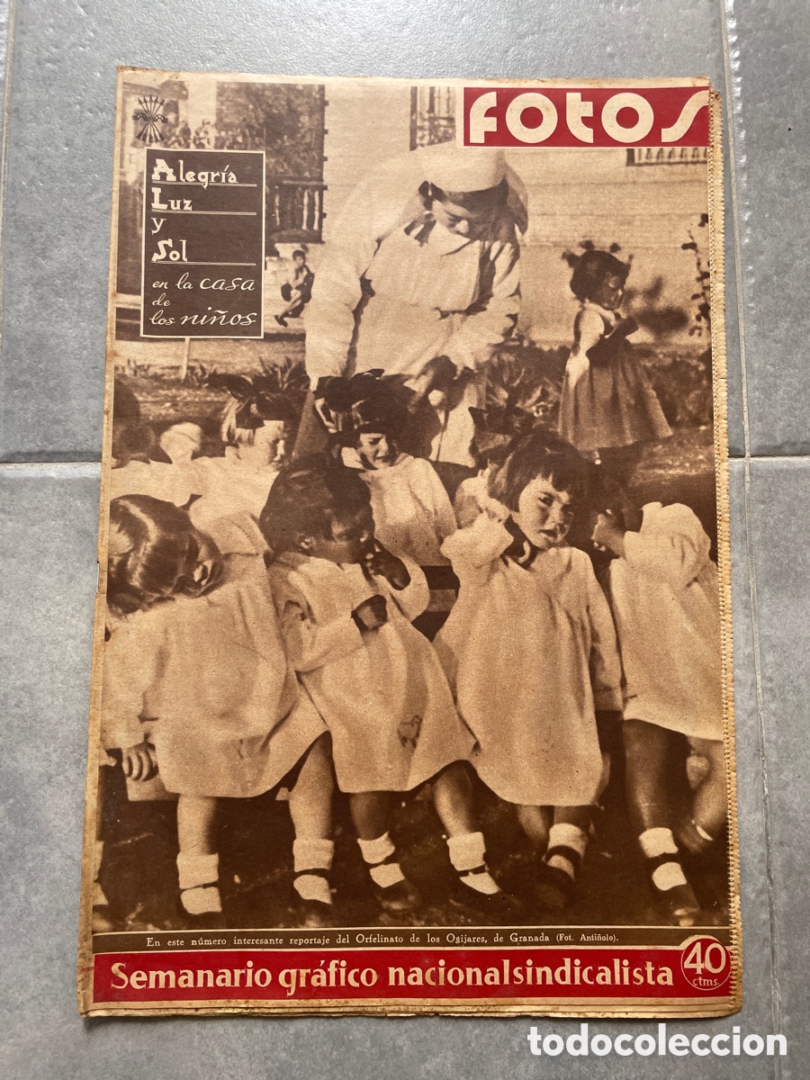 Coleccionismo de revistas y peri&oacute;dicos: Fotos. Semanario gr&aacute;fico nacional sindicalista. 9 de diciembre de 1939. N&uacute;mero 145.