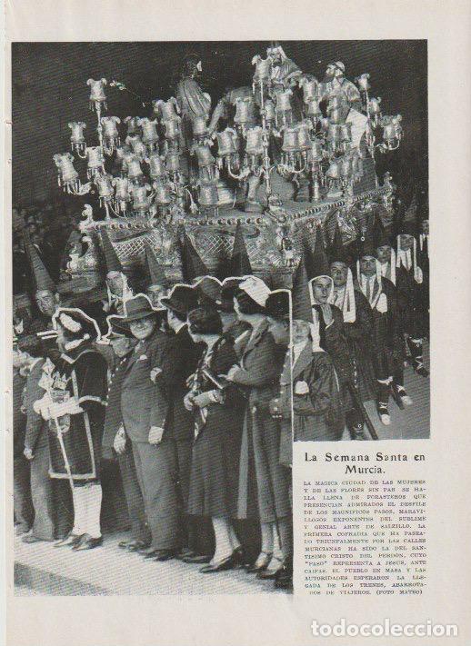 Coleccionismo de revistas y peri&oacute;dicos: * MURCIA * SEMANA SANTA * SALZILLO * - 1935