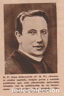 Coleccionismo de revistas y peri&oacute;dicos: Padre Juan Echevarr&iacute;a - 1935