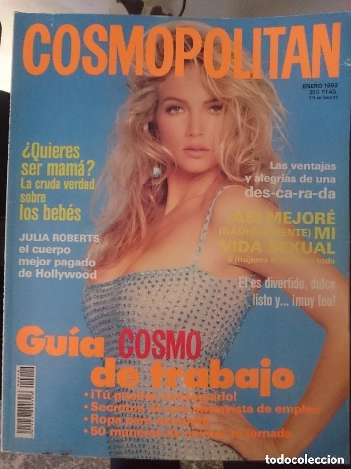 Coleccionismo de revistas y peri&oacute;dicos: COSMOPOLITAN - ENERO 1992 - CON ARTICULO SOBRE JULIA ROBERTS