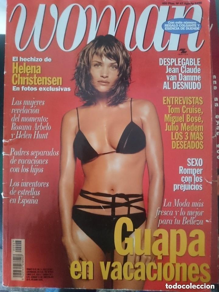 Coleccionismo de revistas y peri&oacute;dicos: WOMAN N 47 AGOSTO 1996 - HELENA CHRISTENSEN - JEAN CLAUDE VAN DAMME- MIGUEL BOSE