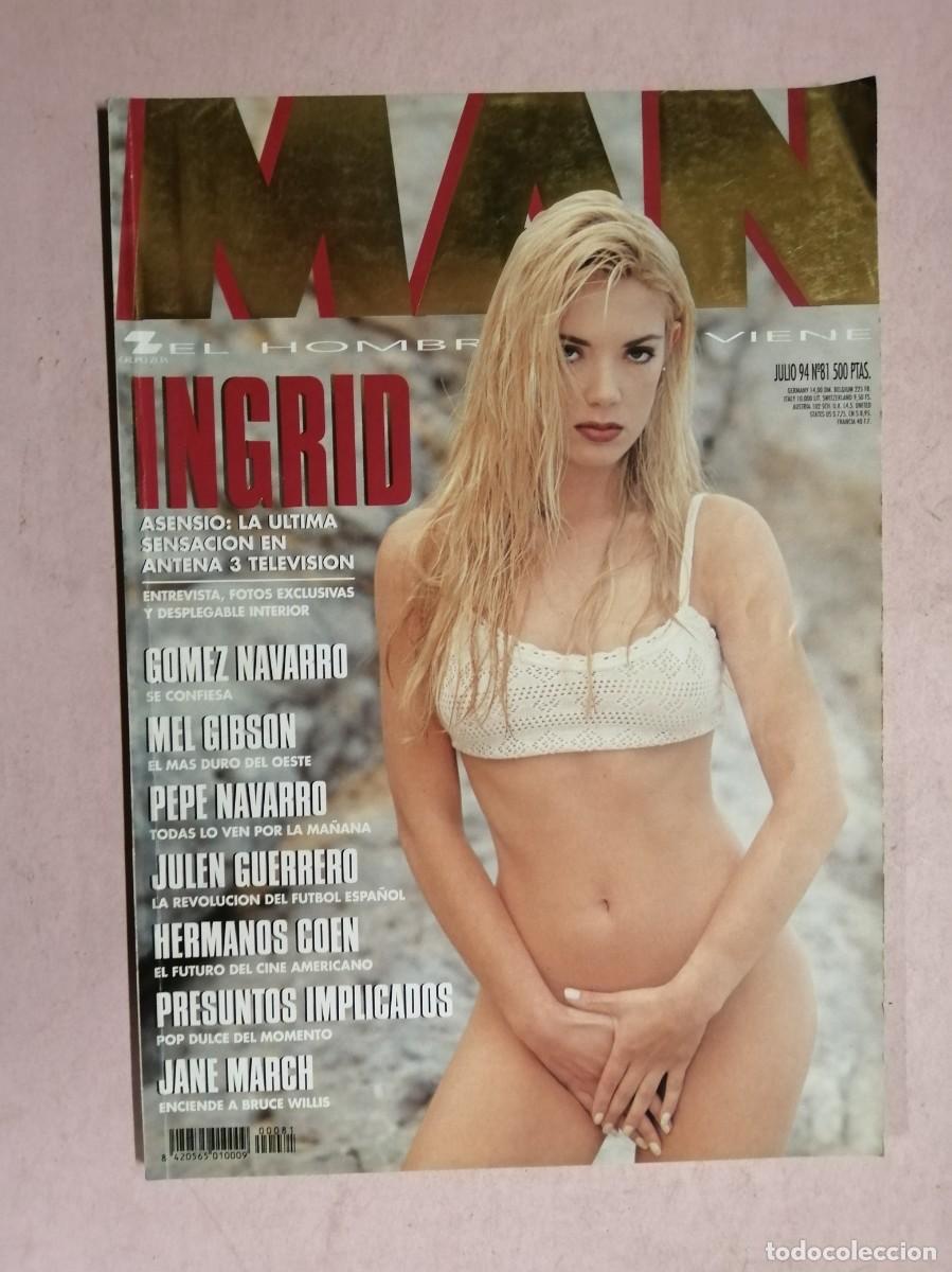 Coleccionismo de revistas y peri&oacute;dicos: REVISTA MAN (NUMERO 81) INGRID ASENSIO - MEL GIBSON - HERMANOS COEN - JANE MARSH - PRESUNTOS...