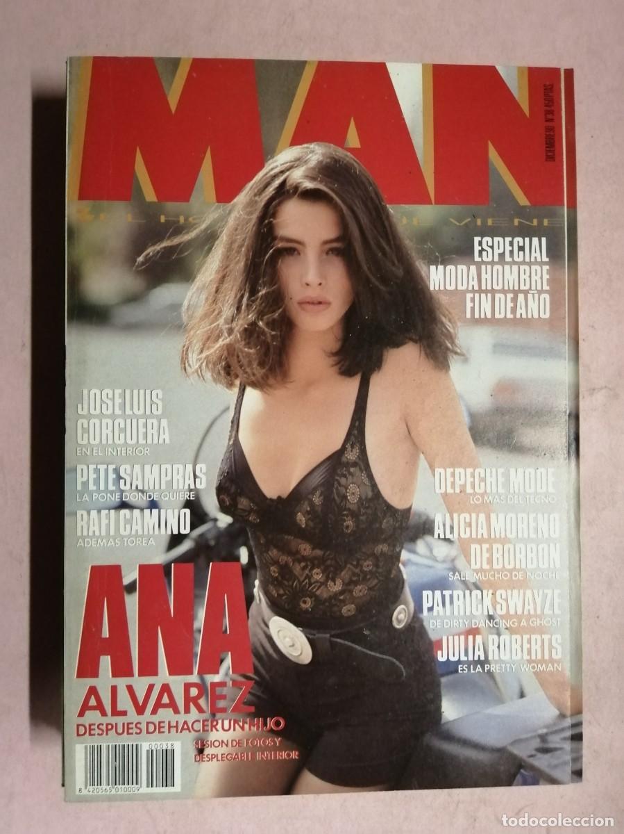 Coleccionismo de revistas y peri&oacute;dicos: REVISTA MAN (NUMERO 38) ANA ALVAREZ - PATRICK SWAYZE - JULIA ROBERTS - DEPECHE MODE - RAFI CAMINO