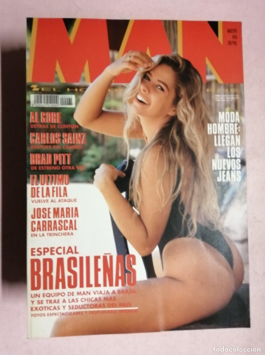 Coleccionismo de revistas y peri&oacute;dicos: REVISTA MAN (NUMERO 65) ESPECIAL BRASILE&Ntilde;AS - BRAD PITT - CARLOS SAINZ - EL ULTIMO DE LA FILA -