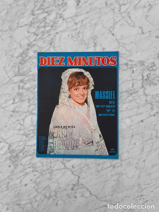 Coleccionismo de revistas y peri&oacute;dicos: DIEZ MINUTOS 1967 MASSIEL, JOAN MANUEL SERRAT, ROCIO DURCAL, PASCALE PETIT, MANUEL GIL, RITA PAVONE