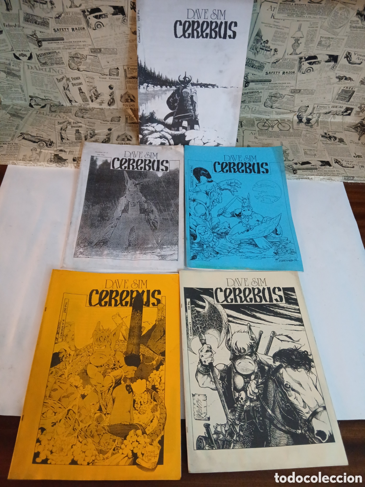 Coleccionismo de revistas y peri&oacute;dicos: Lote fanzines cerebus albacete espa&ntilde;a