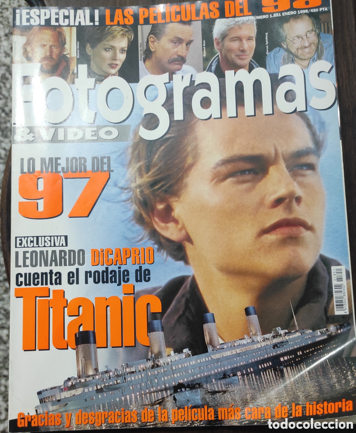 Coleccionismo de revistas y peri&oacute;dicos: Fotogramas N&deg; 1851. Enero 1998.