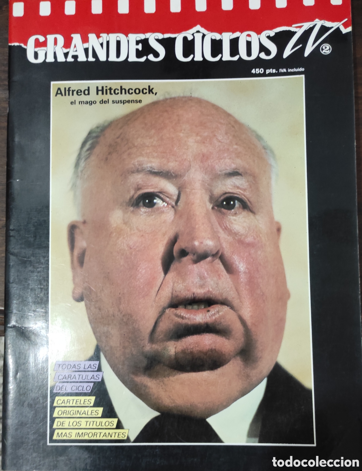 Coleccionismo de revistas y peri&oacute;dicos: Grandes ciclos de televisi&oacute;n. Alfred Hitchcock
