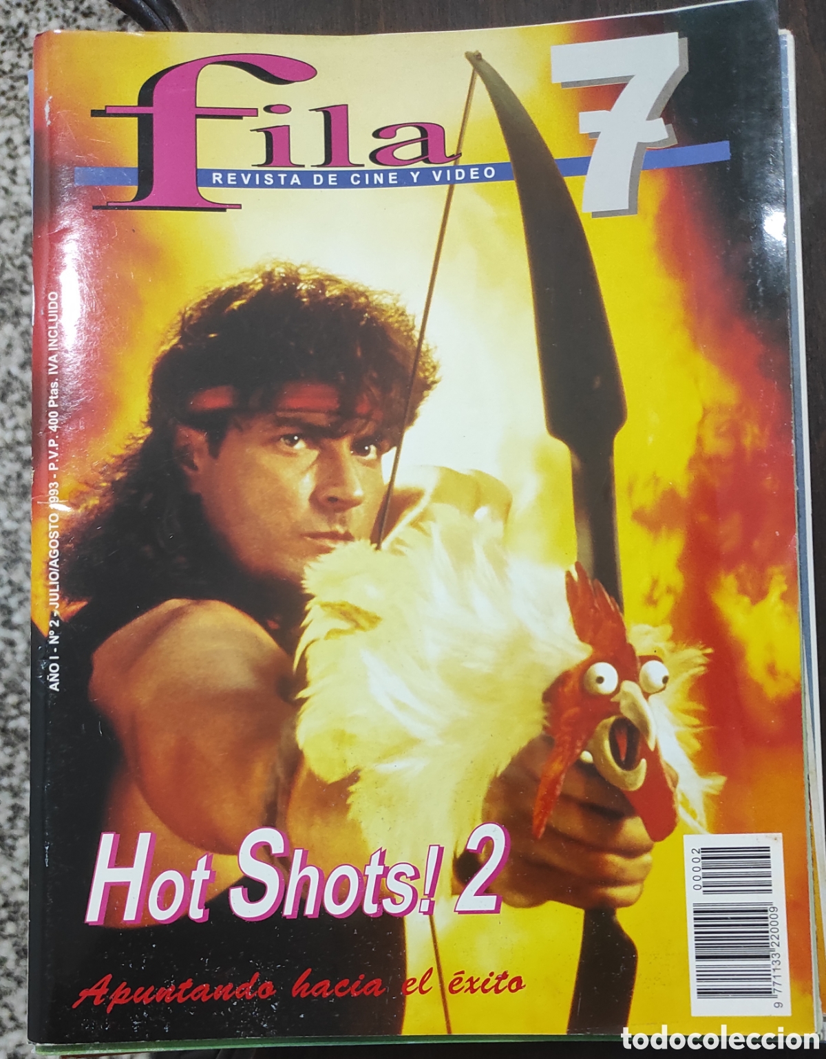 Coleccionismo de revistas y peri&oacute;dicos: Fila 7. A&ntilde;o I. N&deg; 2. Julio- Agosto 1993.