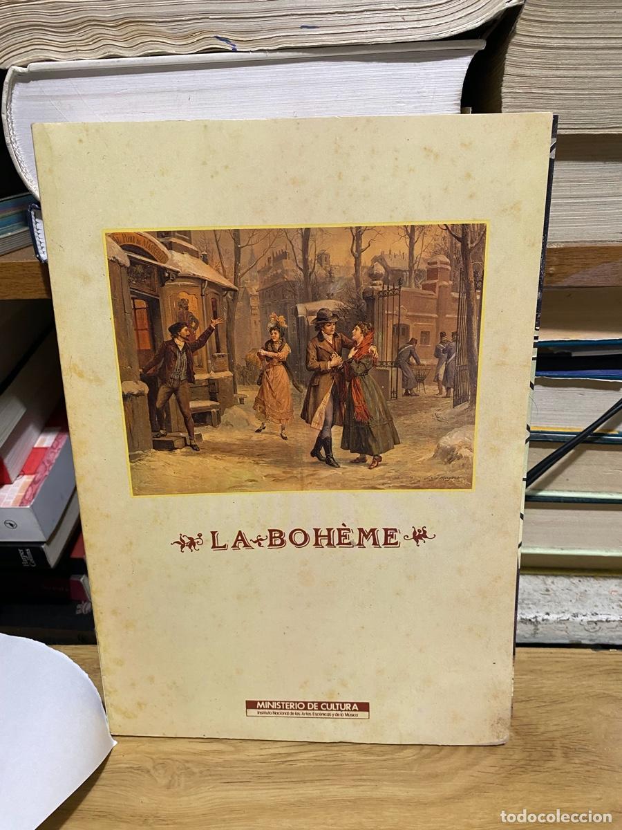 Sammeln von Zeitschriften und Zeitungen: TEATRO LIRICO NACIONAL LA ZARZUELA, LA BOHEME TEMPORADA 1985 86