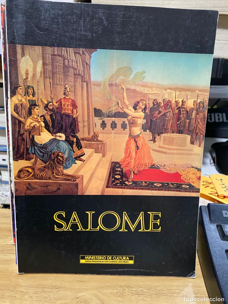Colecionismo de Revistas e Jornais: TEATRO LIRICO NACIONAL LA ZARZUELA, SALOME TEMPORADA 1985-86