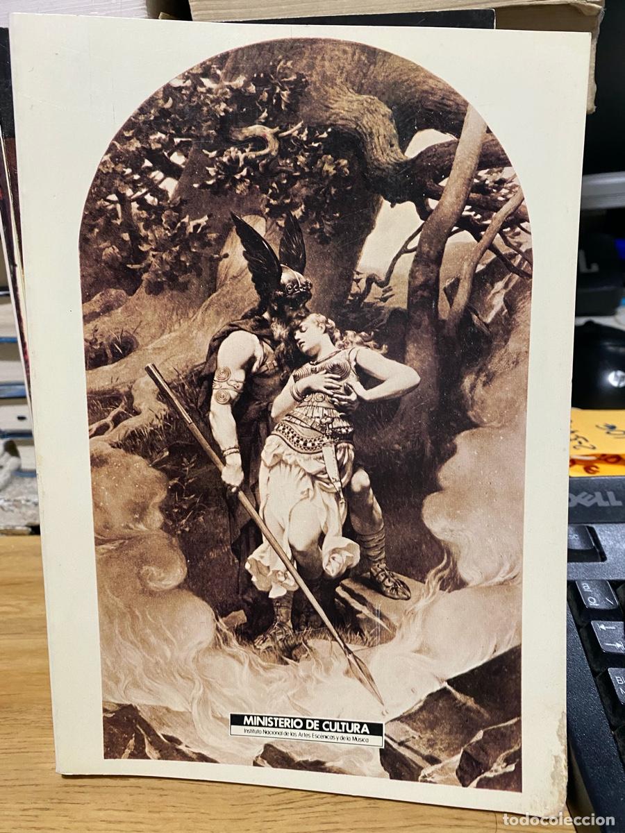 Colecionismo de Revistas e Jornais: TEATRO LIRICO NACIONAL LA ZARZUELA, DIE WALKURE TEMPORADA 1985-86