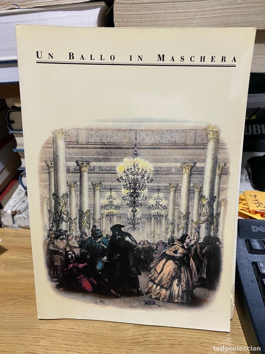 Colecionismo de Revistas e Jornais: TEATRO LIRICO NACIONAL LA ZARZUELA, UN BALLO IN MASCHERA, OPERA 1989