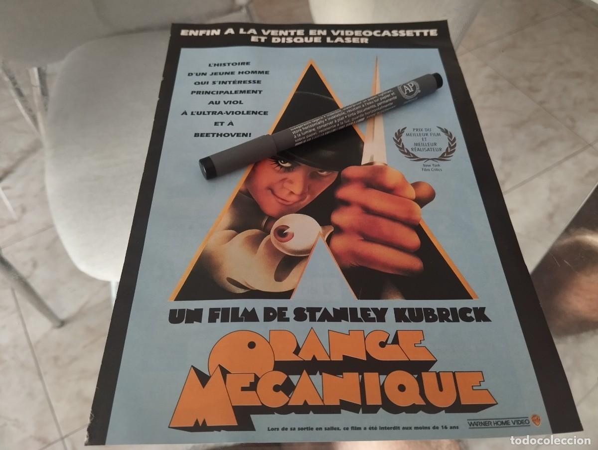 Coleccionismo de revistas y peri&oacute;dicos: ORANGE MECANIQUE / STANLEY KUBRICK / NARANJA MECANICA RECORTE REVISTA FRANCESA 1996