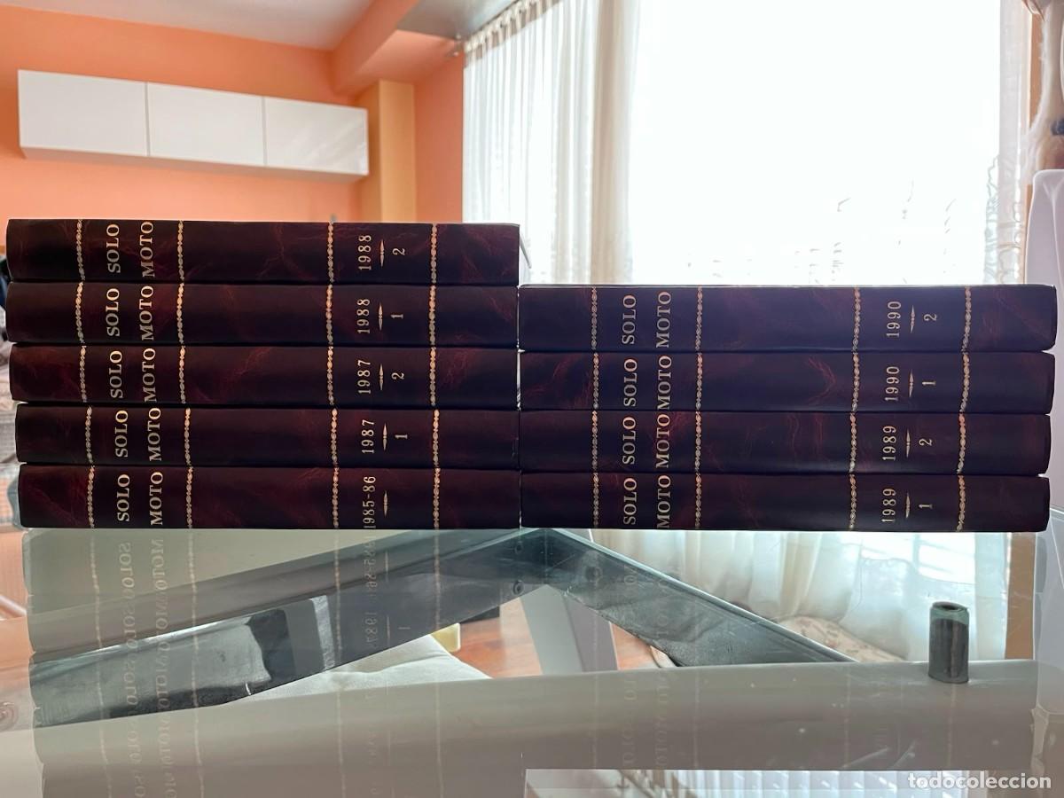 Coleccionismo de revistas y peri&oacute;dicos: SOLO MOTO 30 &ndash; COLECCI&Oacute;N N&ordm; 47 AL 94 COMPLETA &ndash; 9 TOMOS &ndash; 1986-1990