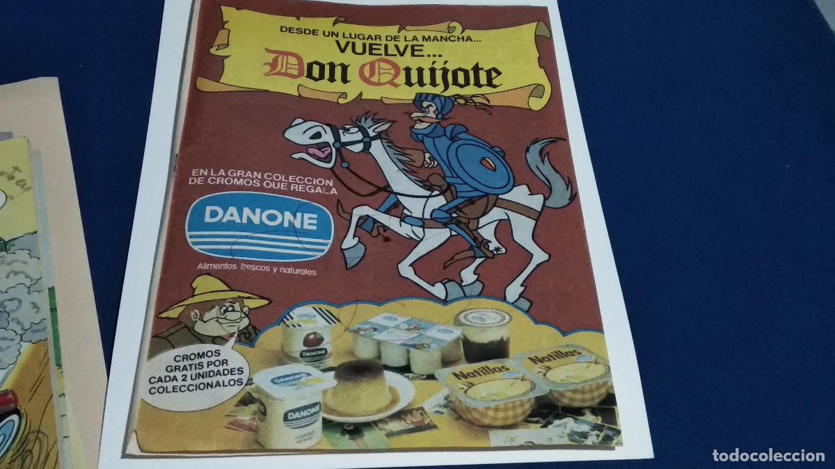Coleccionismo de revistas y peri&oacute;dicos: PUBLICIDAD . ANUNCIO - DANONE / DON QUIJOTE - - HOJA REVISTA