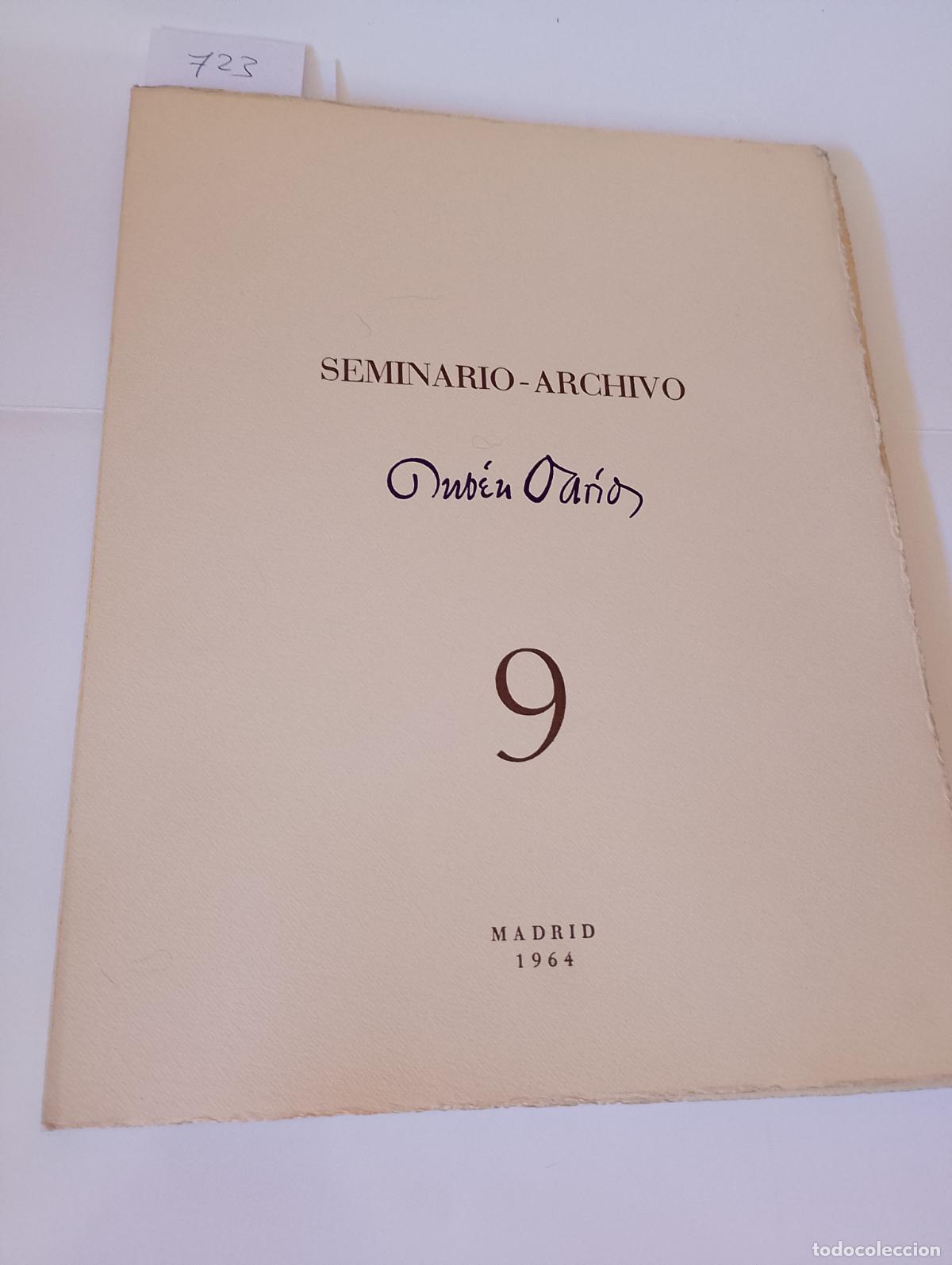 Coleccionismo de revistas y peri&oacute;dicos: Rub&eacute;n Dar&iacute;o Seminario Archivo 9 Madrid 1964