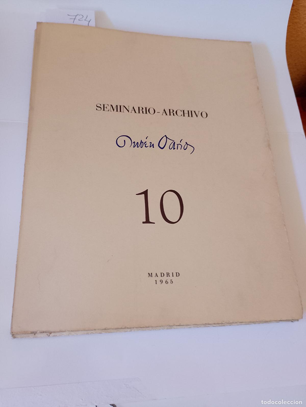 Coleccionismo de revistas y peri&oacute;dicos: Rub&eacute;n Dar&iacute;o Seminario Archivo 10 Madrid 1965