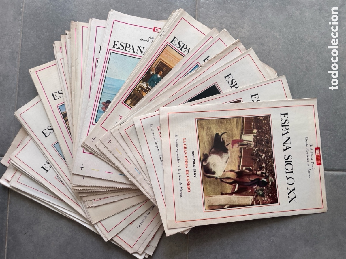 Sammeln von Zeitschriften und Zeitungen: 59 fasc&iacute;culos de la obra Espa&ntilde;a siglo XX. Jos&eacute; Mar&iacute;a Pem&aacute;n y Fern&aacute;ndez de la Torre. Teleradio.