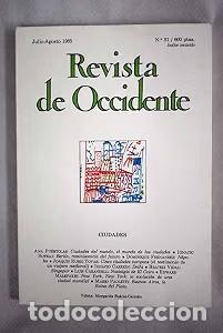 Coleccionismo de revistas y peri&oacute;dicos: Revista de Occidente: Julio-Agosto 1985 - Varios - Closas-Orcayen, SL