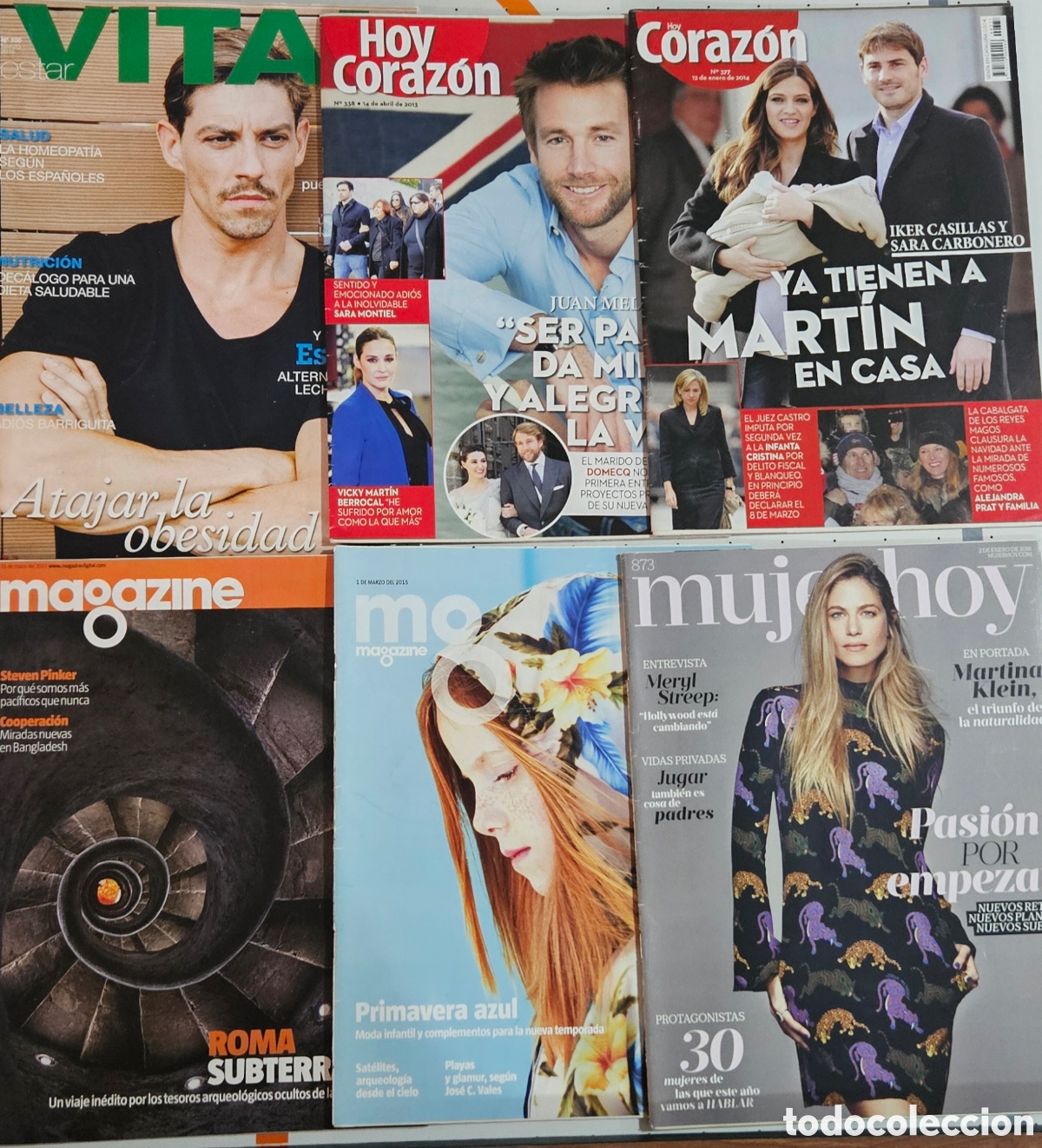 Coleccionismo de revistas y peri&oacute;dicos: Lote 6 revistas Coraz&oacute;n y otras